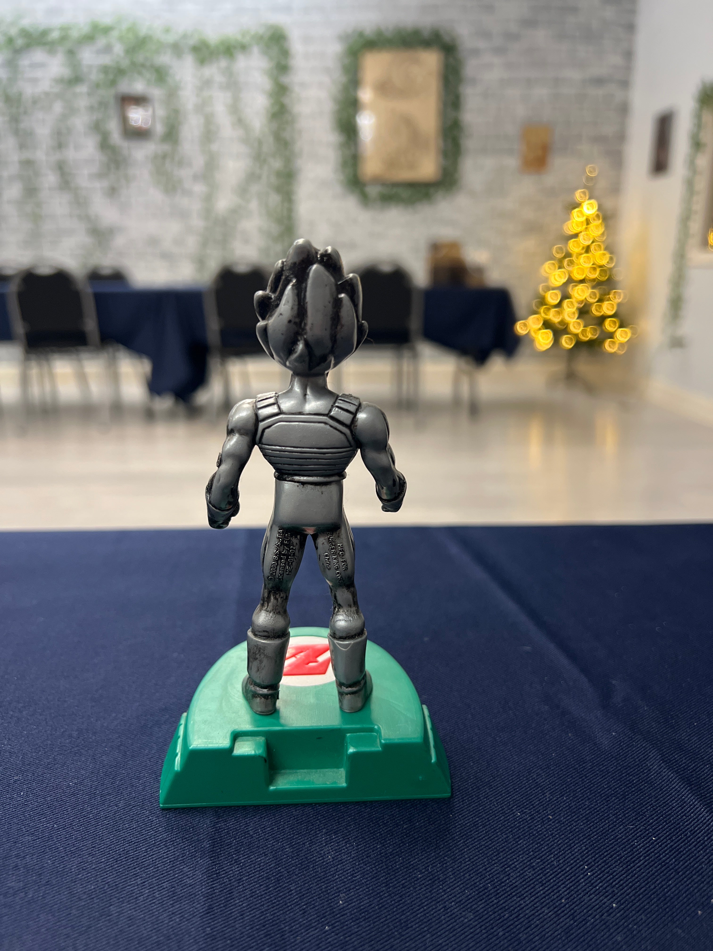 Vegeta Burger King Figure & Stand (2000)