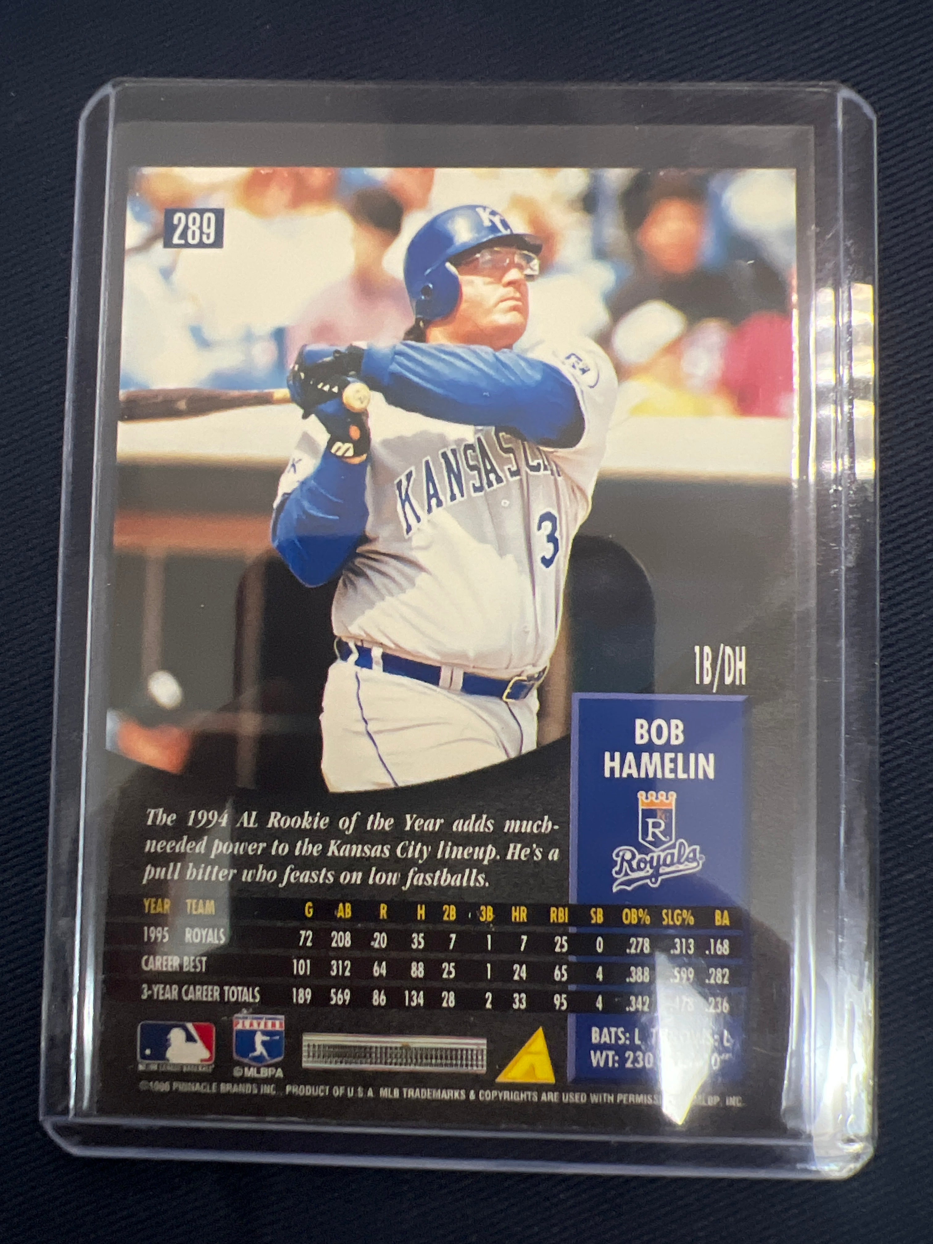 Baseball: Bob Hemelin: #289