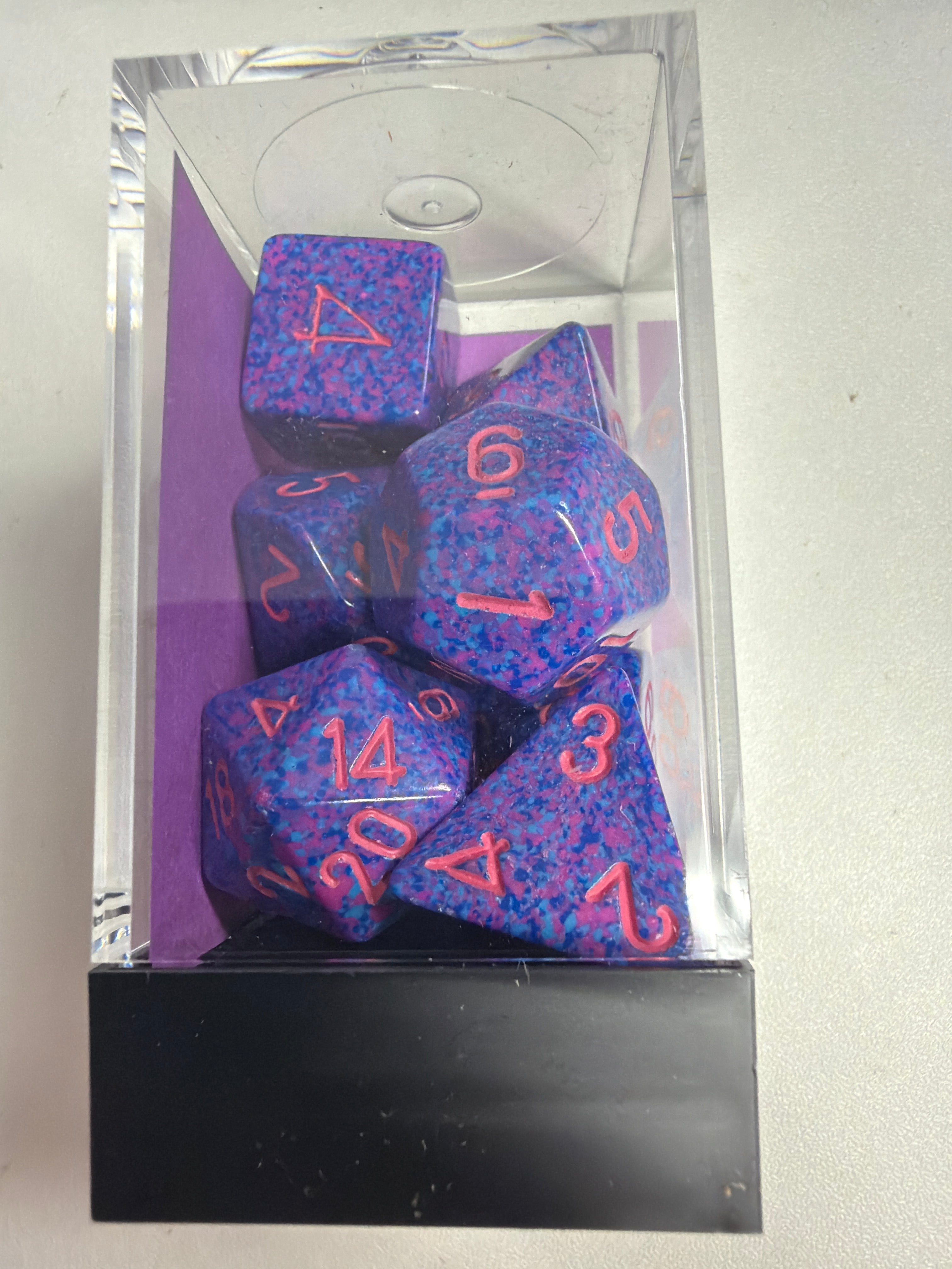 Chessex Polyhedral 7-die set Purple Passion