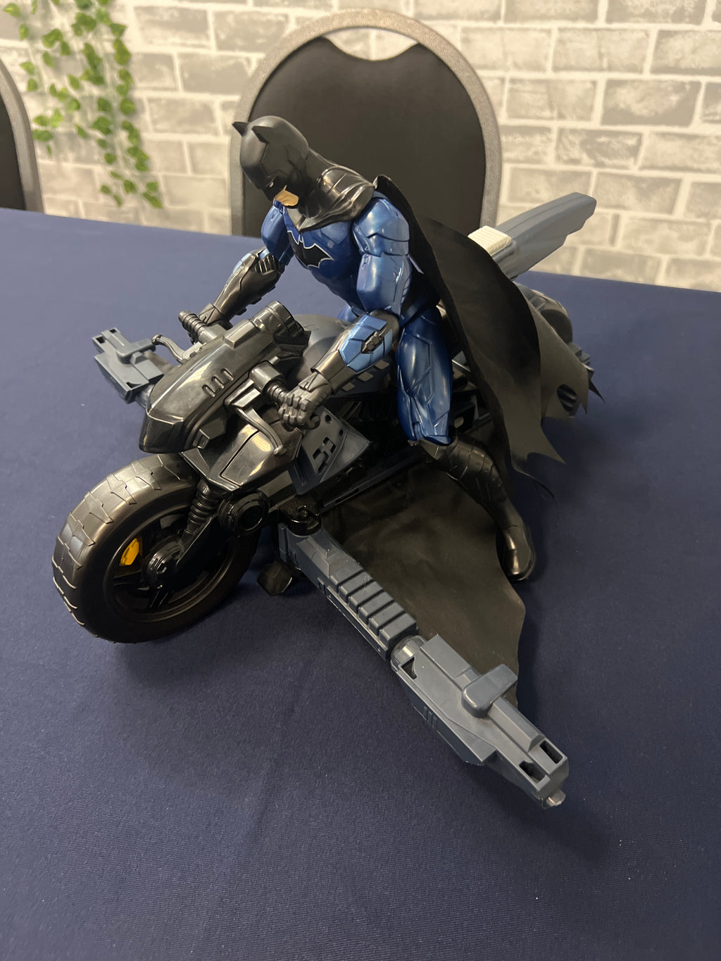 Batman and Batcycle