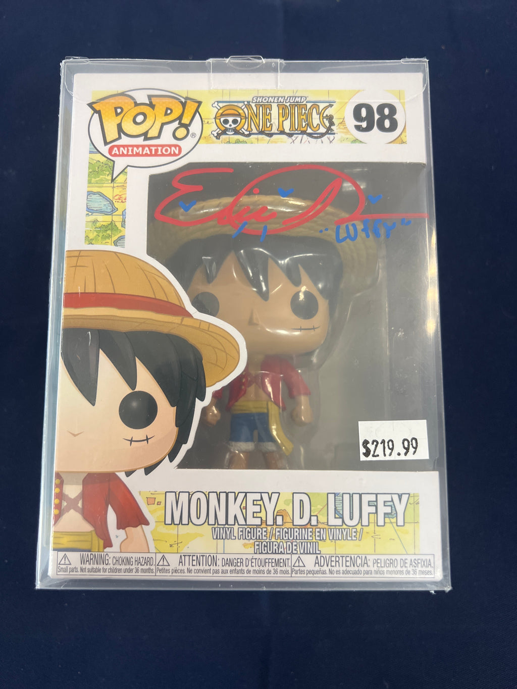 Funko Pop: Monkey. D. Luffy Autograph: #98