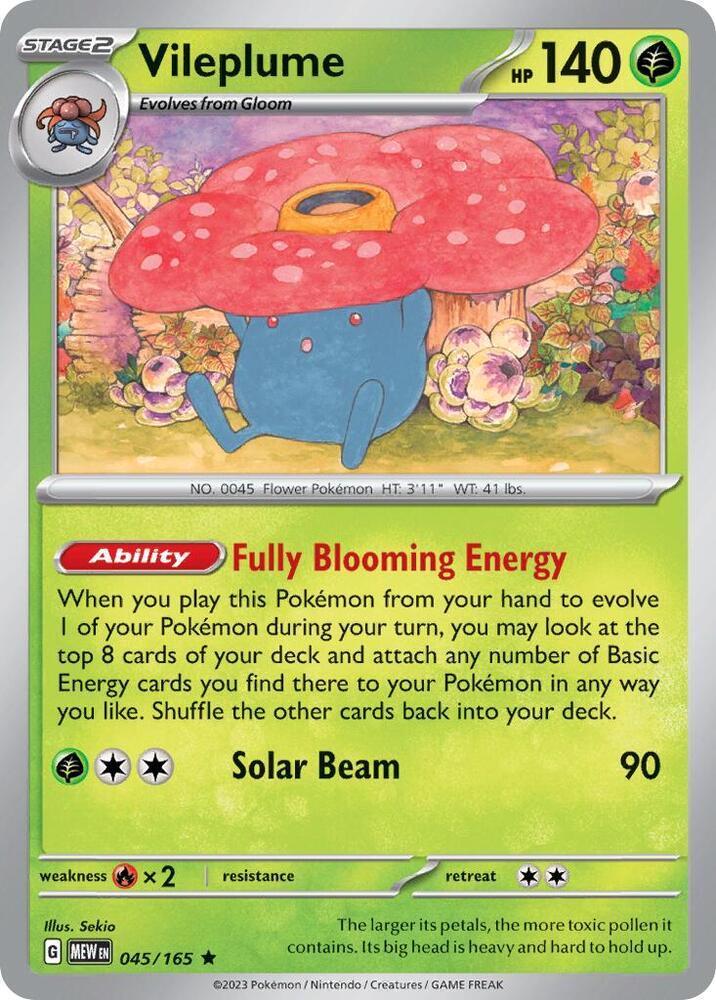 Pokemon: Vileplume: #45