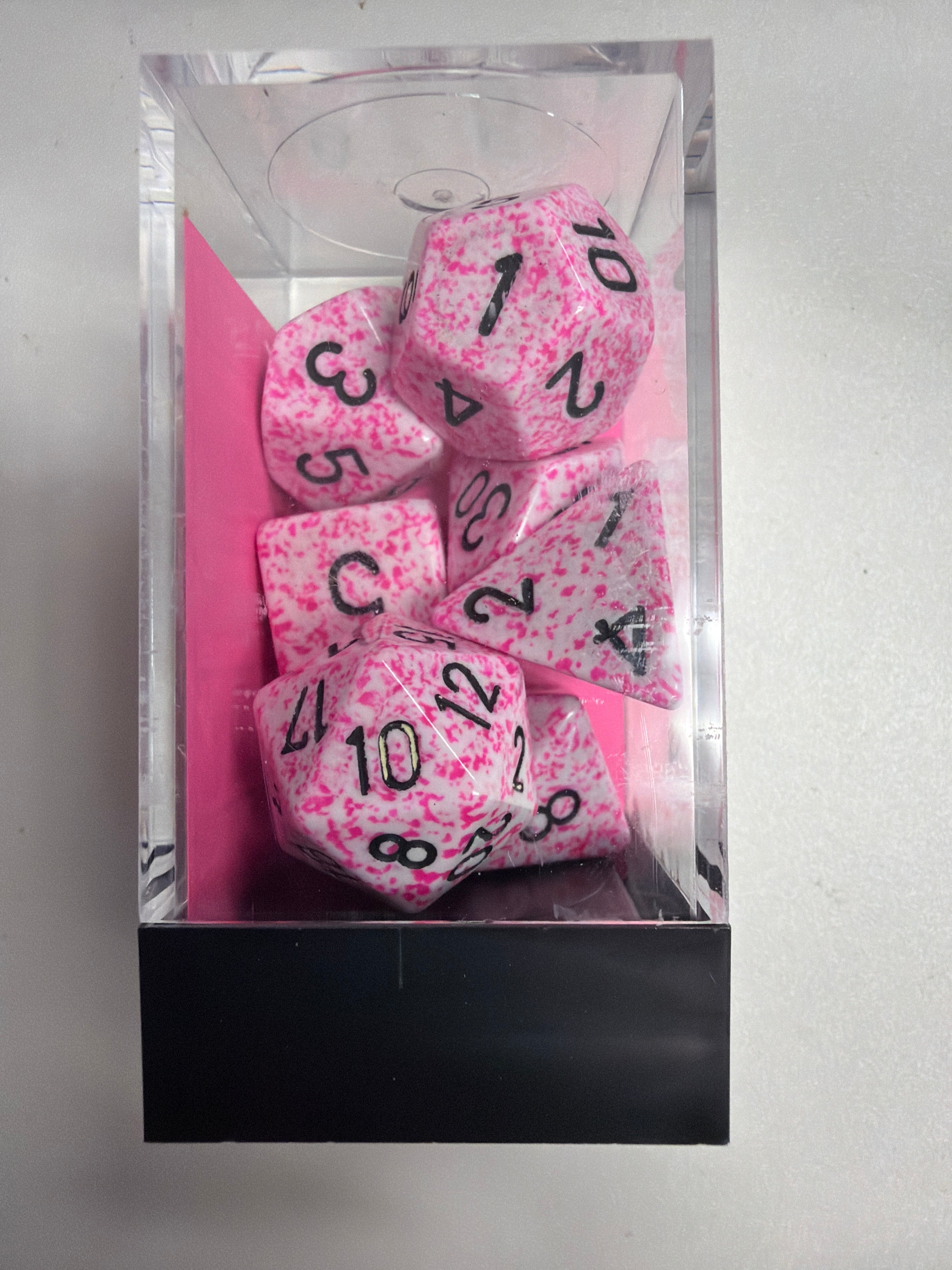 Chessex Polyhedral 7-die set Pink