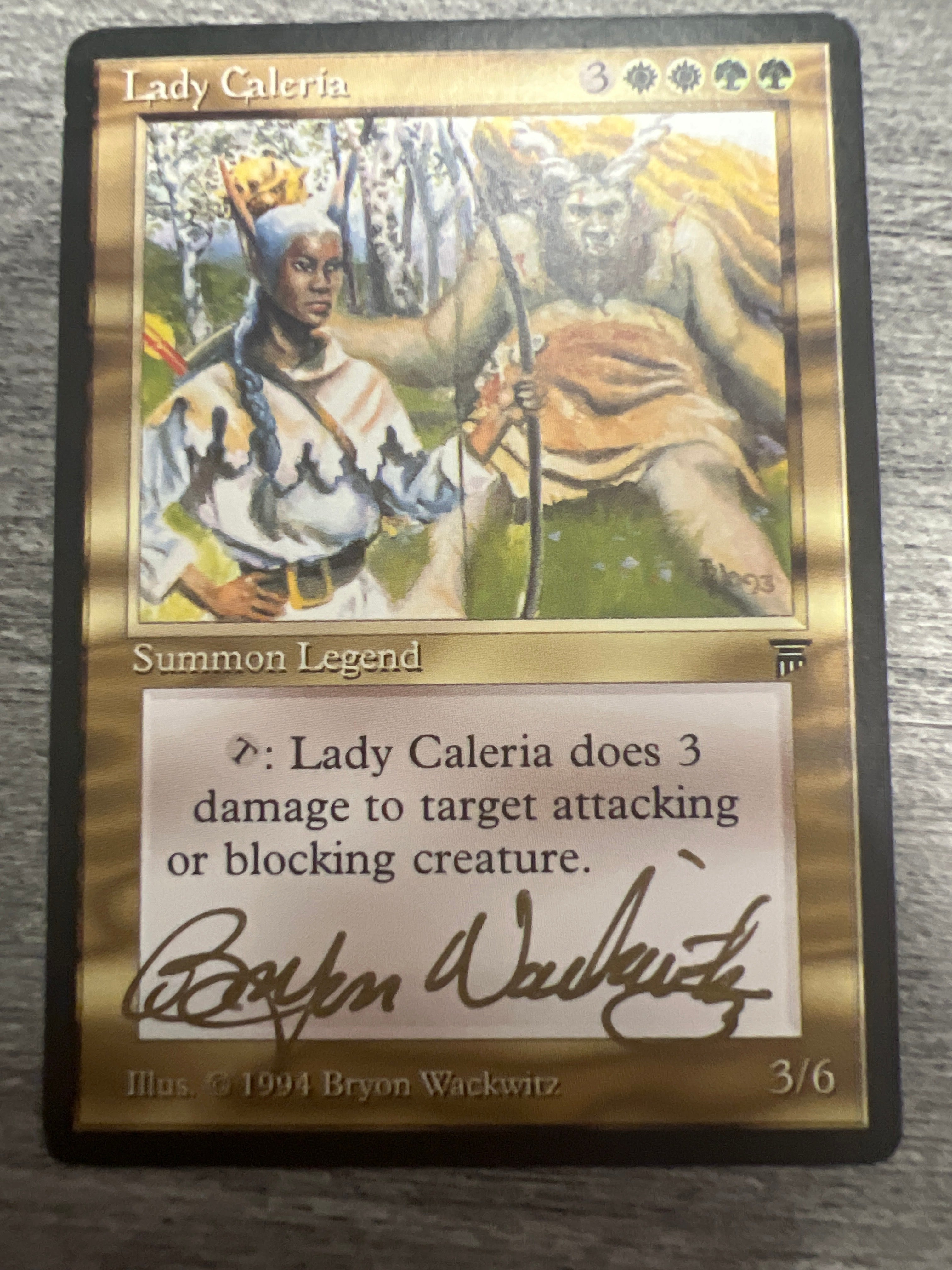 MTG: Lady Caleria (Autographed)