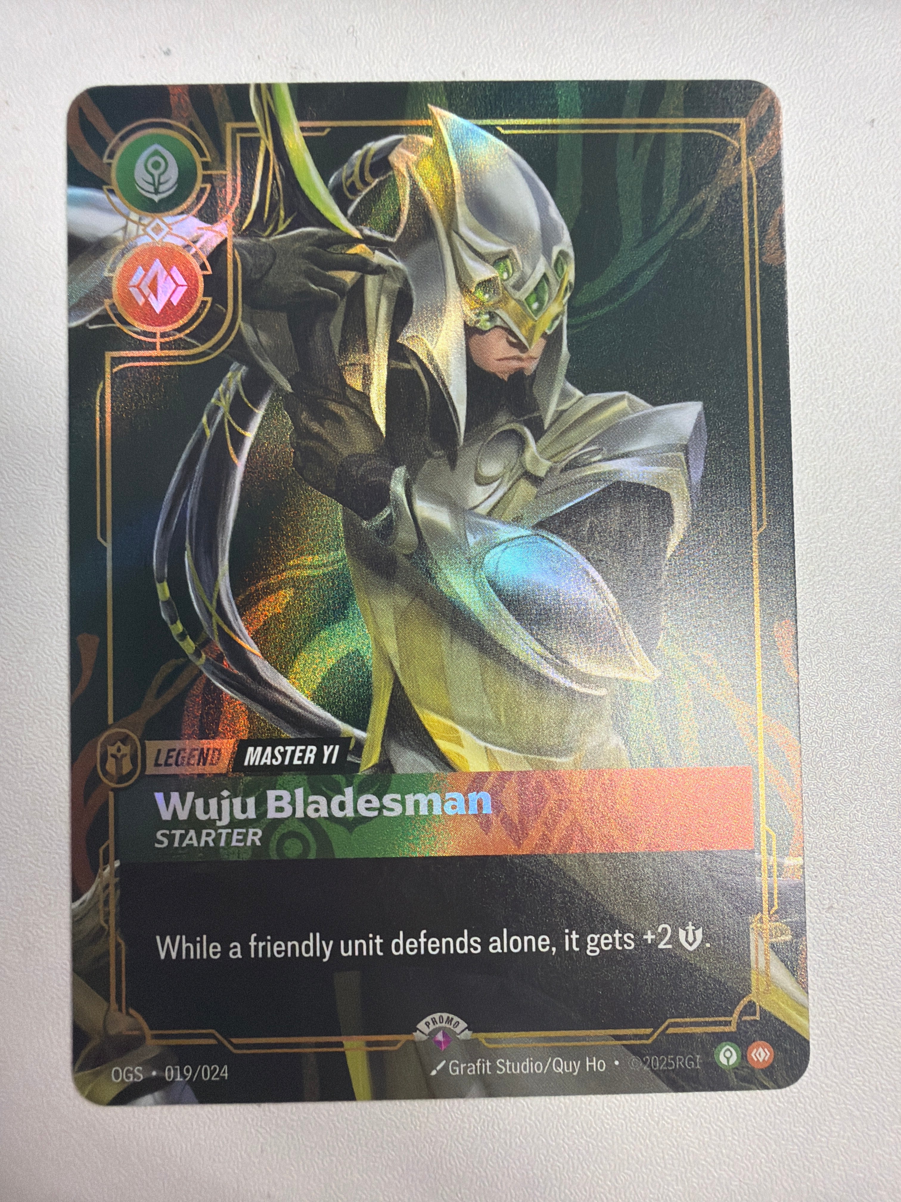 Riftbound: Wuju Bladesman Starter: #19