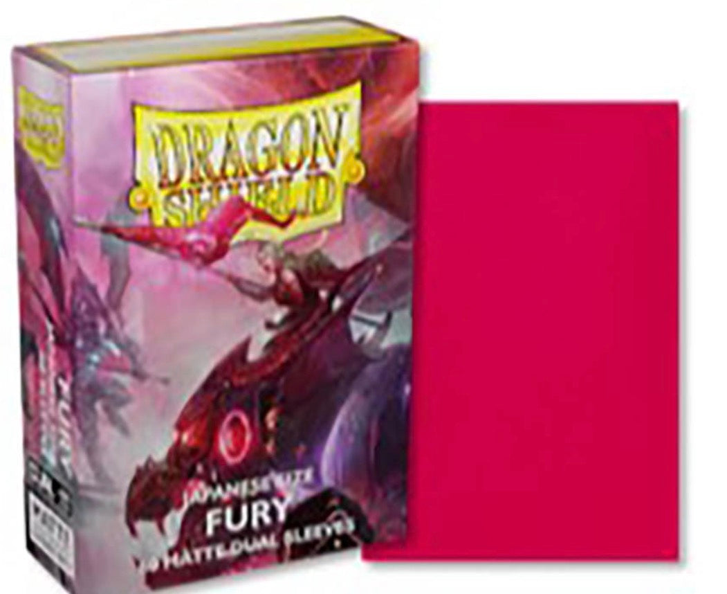 DRAGON SHIELD JAPANESE DUAL SLEEVES: MATTE FURY (BOX OF 60)