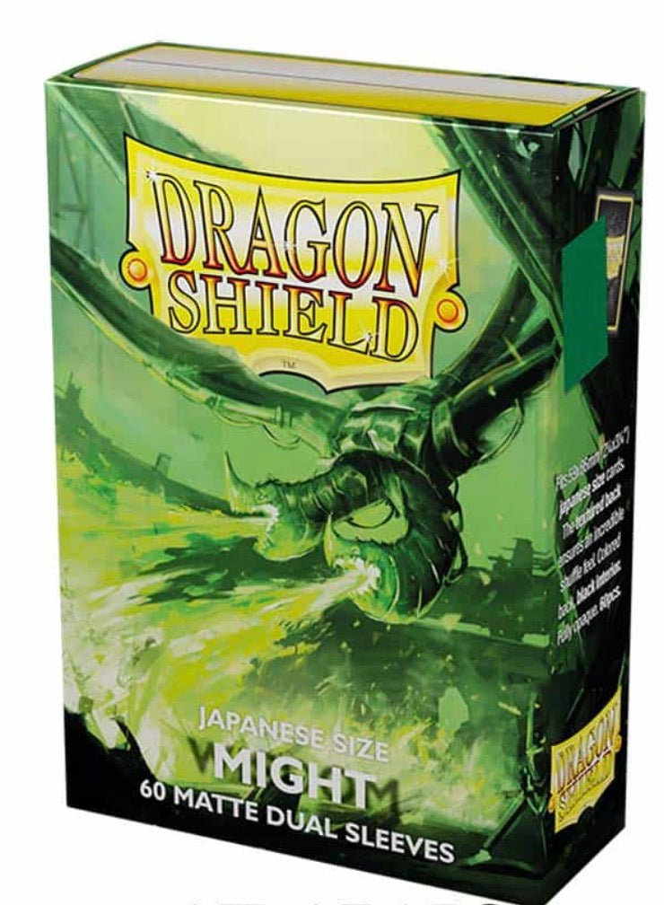 DRAGON SHIELD SLEEVES: JAPANESE DUAL MATTE: MIGHT (BOX OF 60)