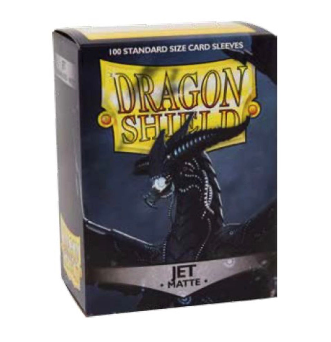 DRAGON SHIELD SLEEVES: MATTE JET (BOX OF 100)