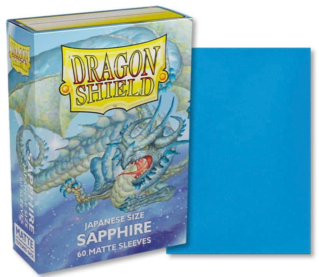 DRAGON SHIELD SLEEVES: JAPANESE MATTE SAPPHIRE (BOX OF 60)