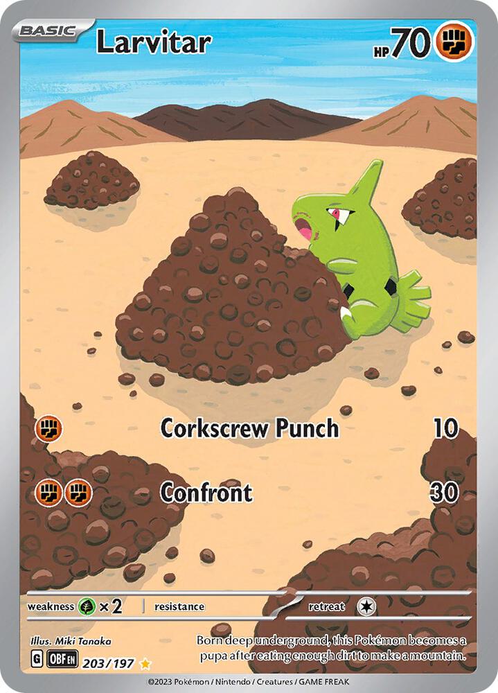 Pokemon: Larvitar: #203
