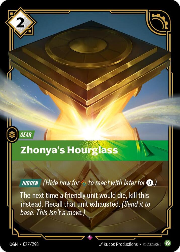 Riftbound: Zhonya’s Hourglass: #77