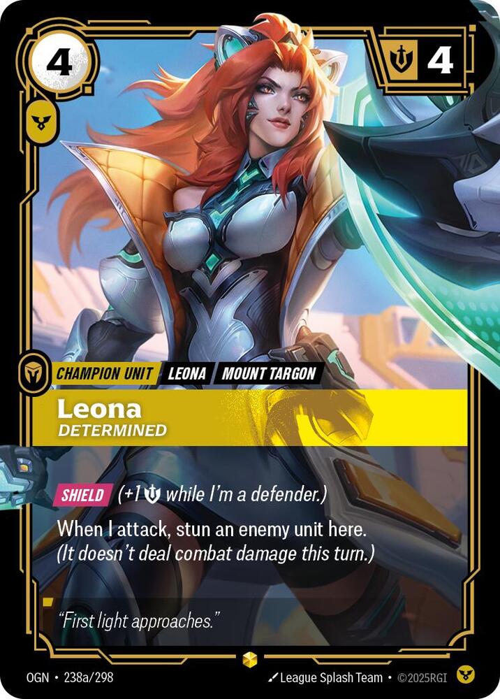 Riftbound: Leona Determined: #238a