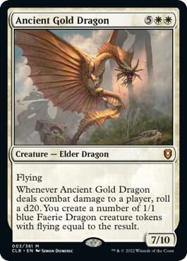 MTG: Ancient Gold Dragon: #3