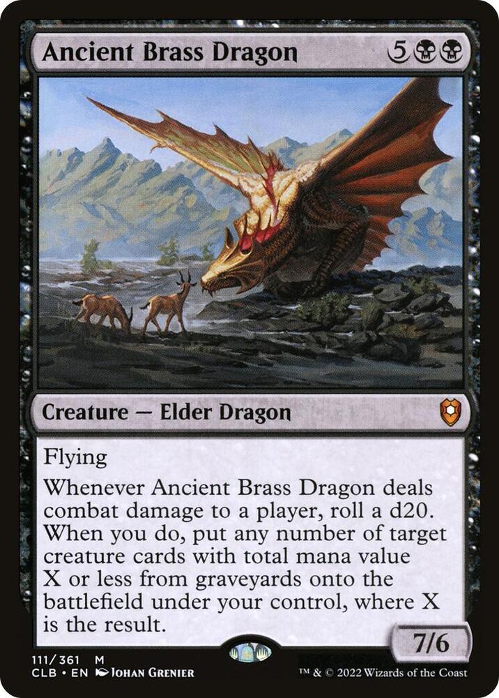 MTG: Ancient Brass Dragon: #111