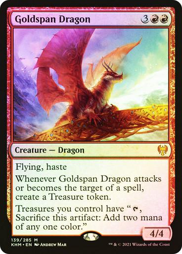 MTG: Goldspan Dragon: #139