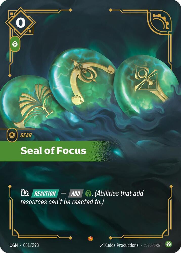 Riftbound: Seal of Focus: #81
