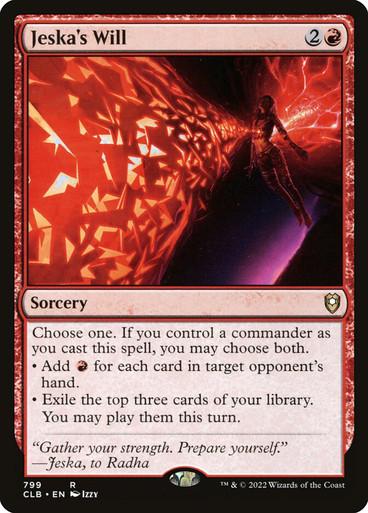 MTG: Jeska’s Will: #799
