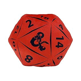 Dungeons & Dragons D20 Dice Pillow
