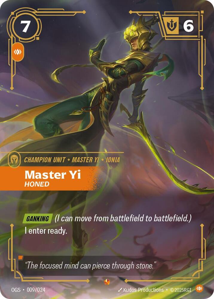 Riftbound: Master Yi Honed: #9