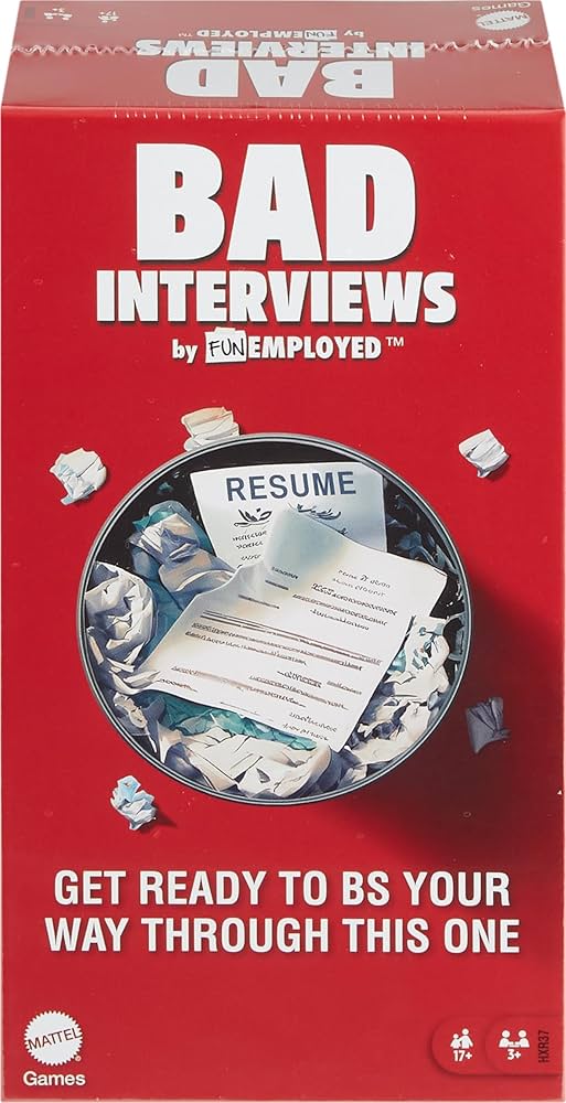 Bad Interviews Card Game