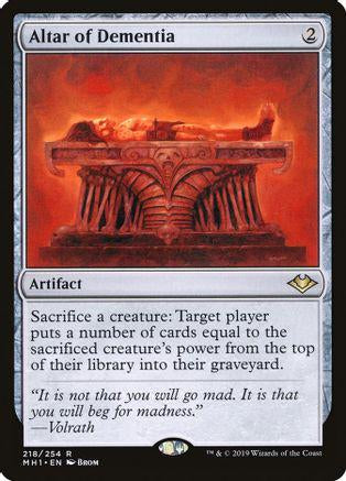 MTG: Altar of Dementia: #218