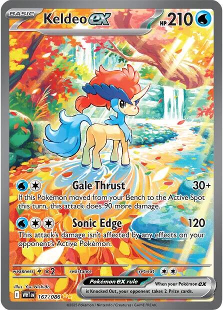 Pokemon: Keldeo ex: #167
