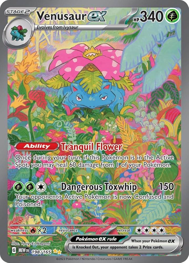 Pokemon: Venusaur ex: #198