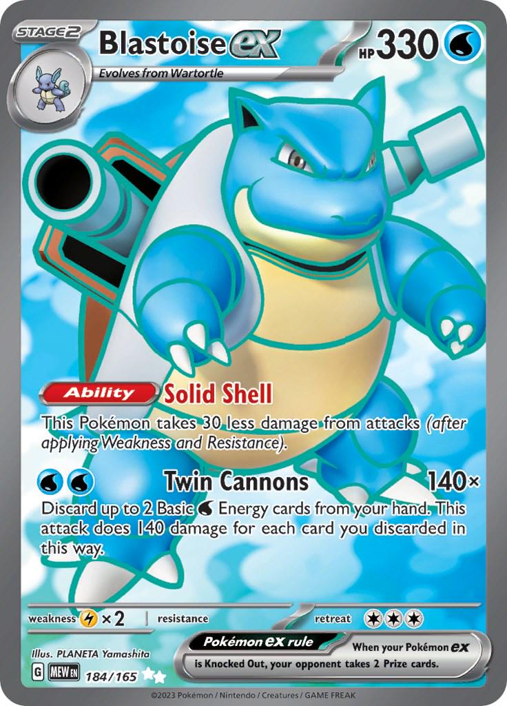 Pokemon: Blastoise ex: #184