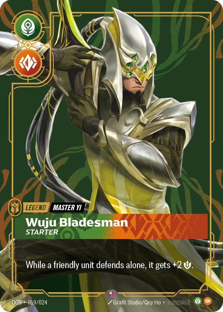 Riftbound: Wuju Bladesman Starter: #19