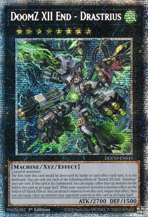 Yu-Gi-Oh: DoomZ XII End - Drastrius (Starlight Rare): #DOOD-EN045