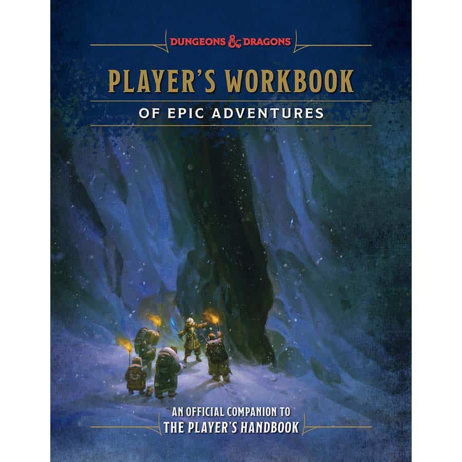 D&D Player’s Workbook of epic adventures