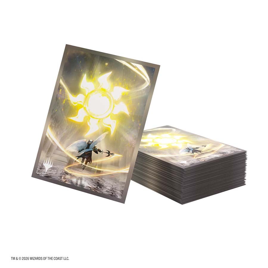 Gamegenic: Magic The Gathering: SOS Secrets Of Strixhaven: Premium Art Sleeves: Plains