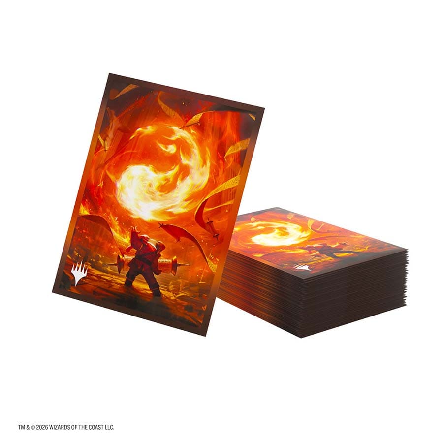 Gamegenic: Magic The Gathering: SOS Secrets Of Strixhaven: Premium Art Sleeves: Mountain