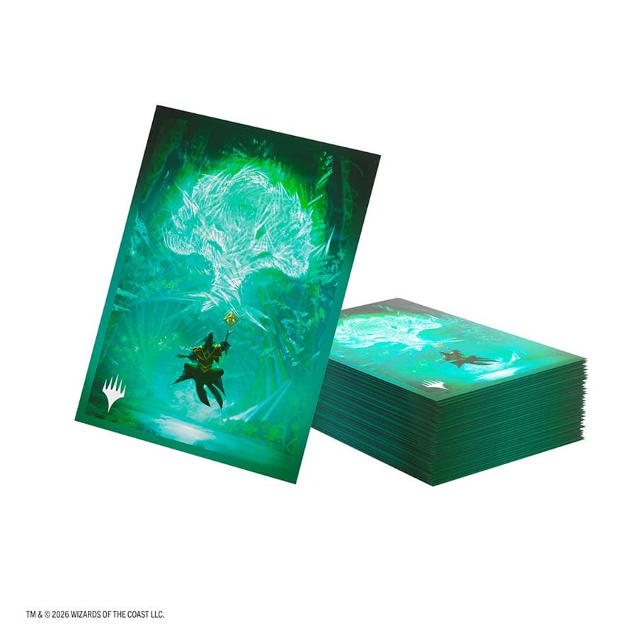 Gamegenic: Magic The Gathering: SOS Secrets Of Strixhaven: Premium Art Sleeves: Forest