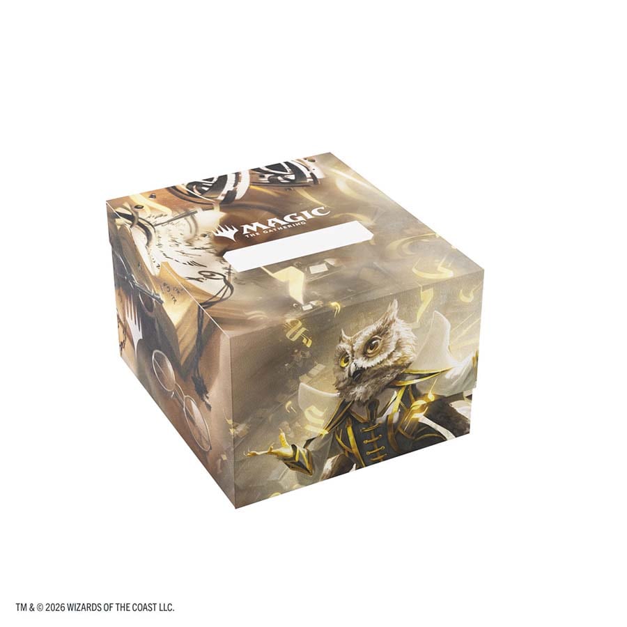Gamegenic: Magic The Gathering: Sos Secrets Of Strixhaven: Soft Crate 100 XL Sideloading: Stirring Hopesinger And Inkling Token