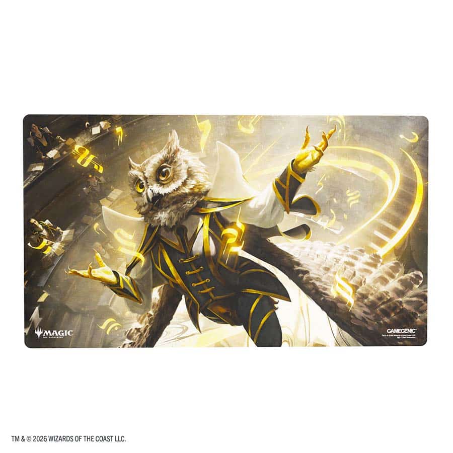 Gamegenic: Magic The Gathering: SOS Secrets Of Strixhaven: Prime Playmat: Stirring Hopesinger