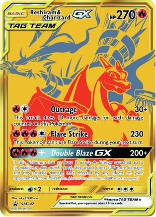 Pokemon: Reshiram & Charizard GX: #SM247