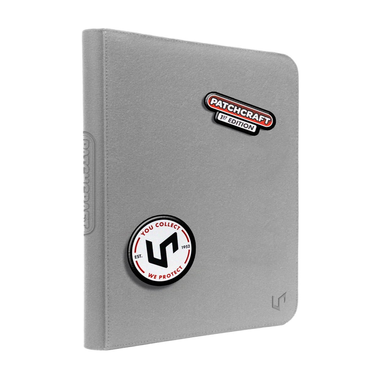 Ultra Pro Patchcraft 9-Pocket Zippered Premium PRO-Binder Grey