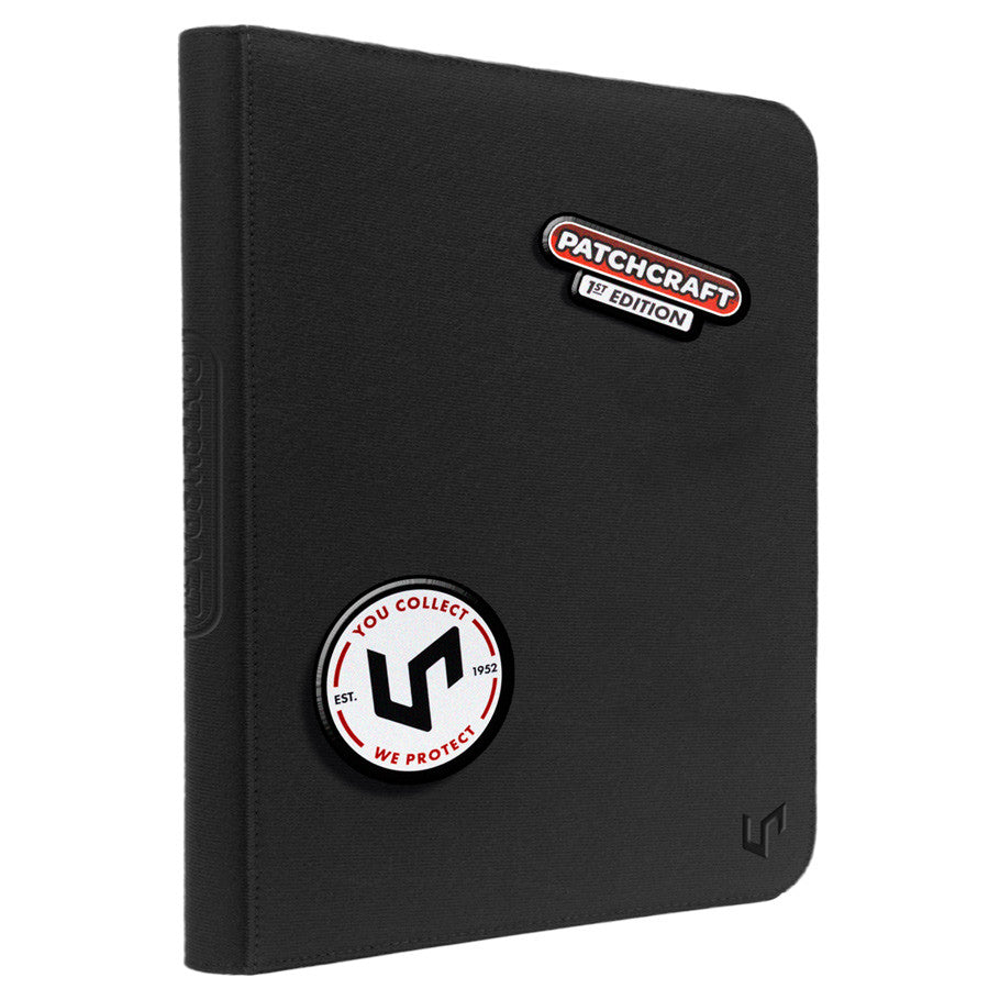 Ultra Pro Patchcraft 9-Pocket Zippered Premium PRO-Binder Black