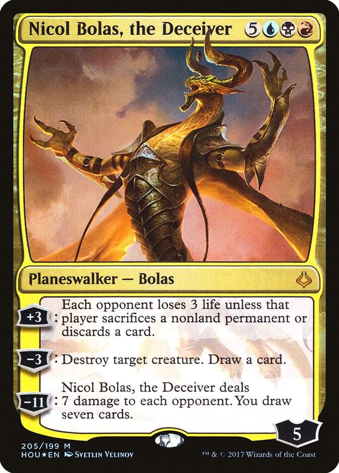 MTG: Nicol Bolas, the Deciever: #205
