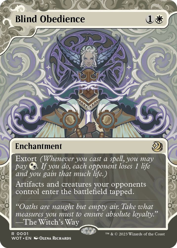 MTG: Blund Obedience: #1
