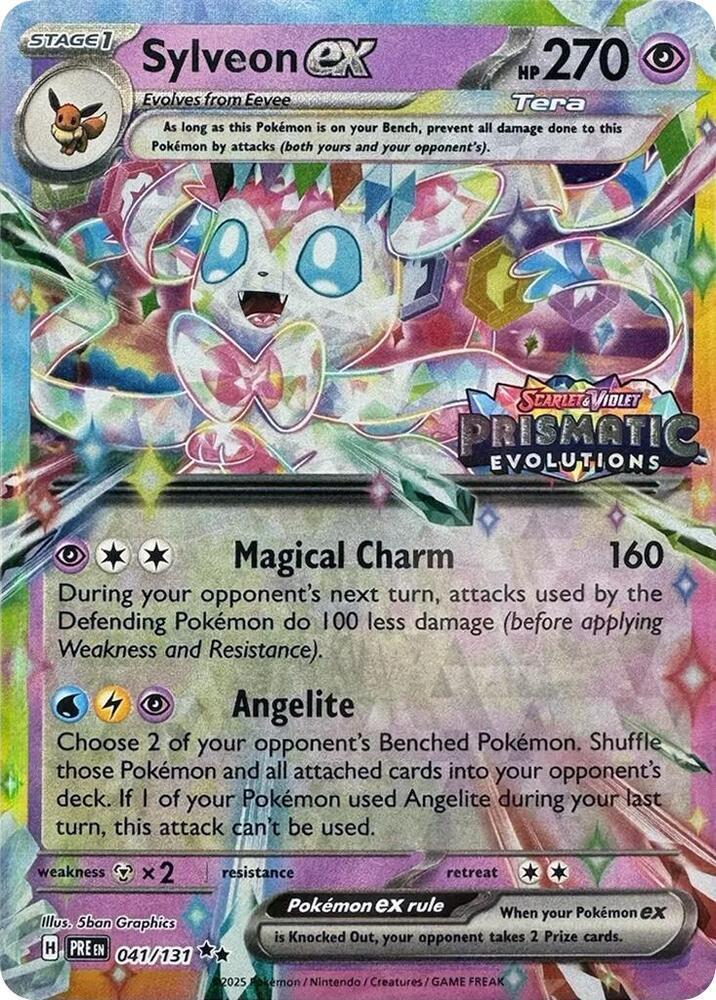 Pokemon: Sylveon ex: #41: PSA 9