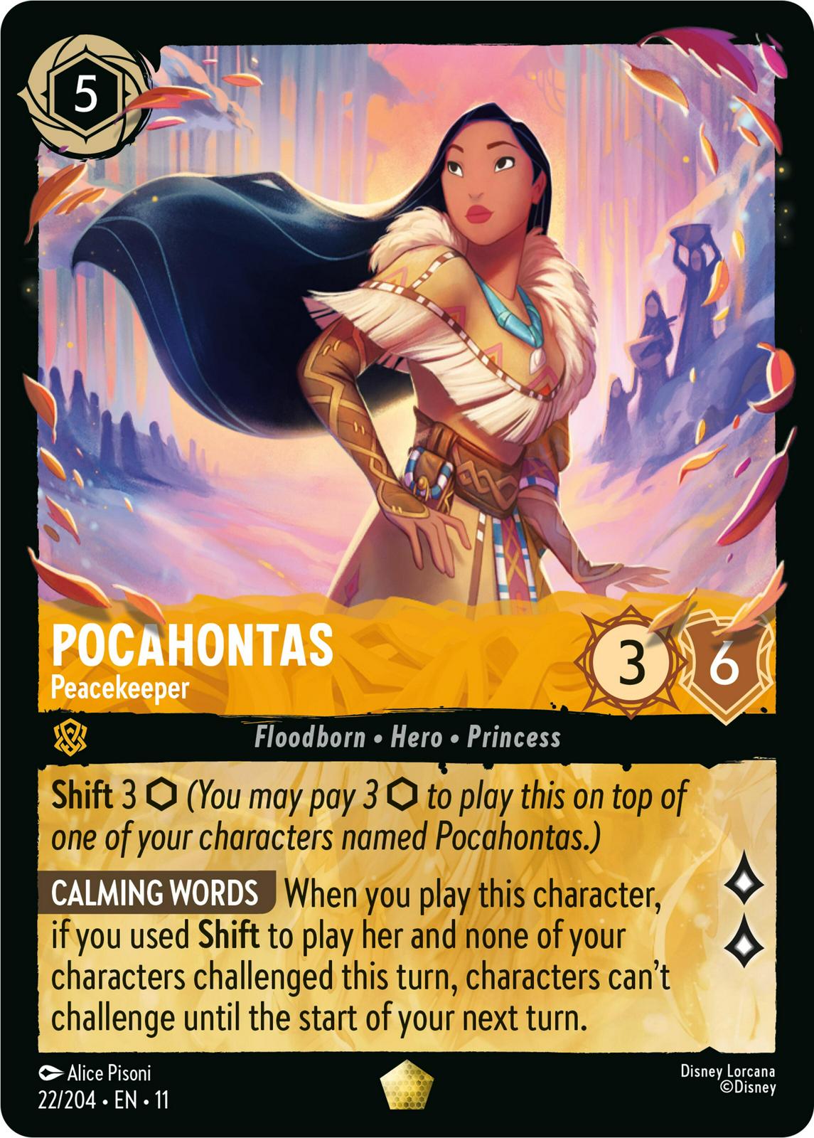 Lorcana: Pocahontas - Peacekeeper #22