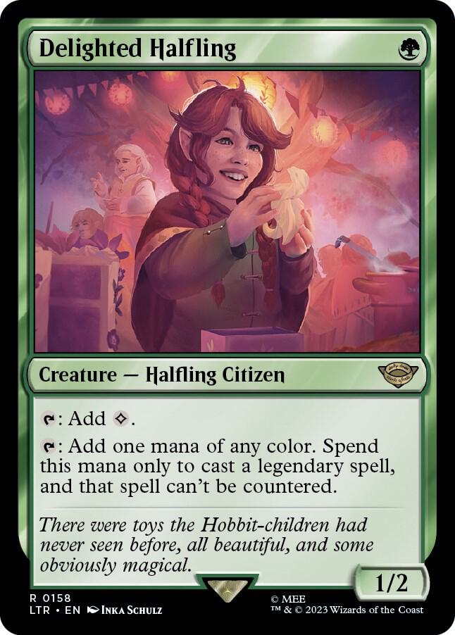 MTG: Delighted Halfling #0158