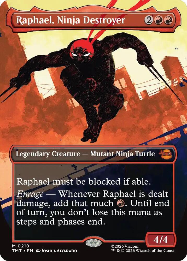 MTG: Raphael, Ninja Destroyer #0218