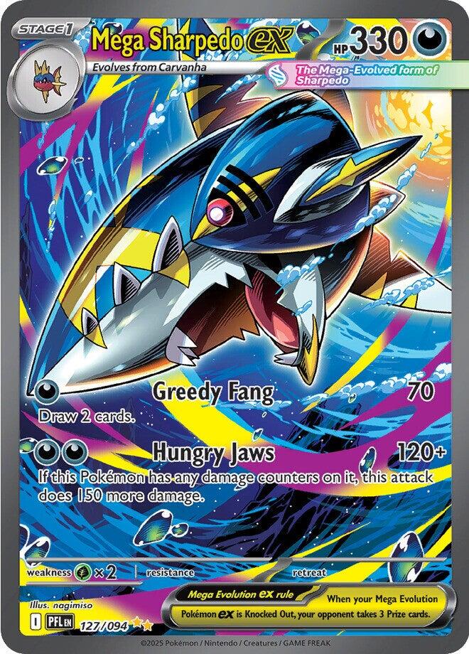 Pokemon: Mega Sharpedo ex: #127