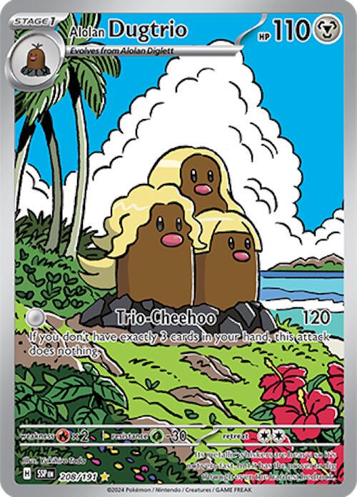 Pokemon: Alolan Dugtrio: #208