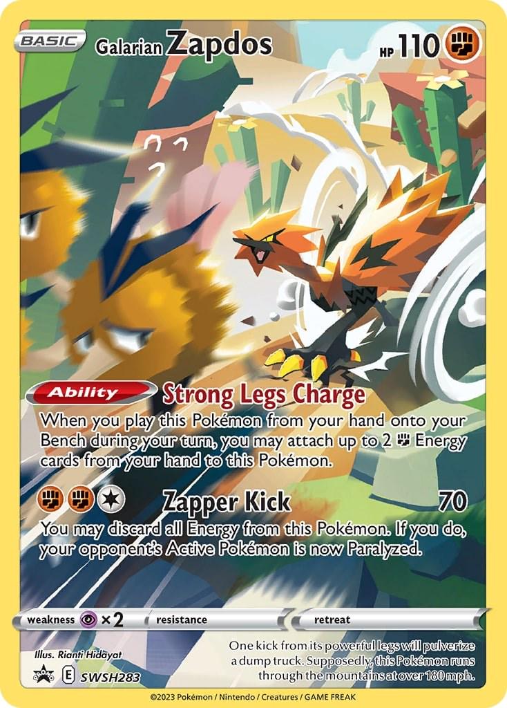 Pokemon: Galarian Zapdos: #SWSH283