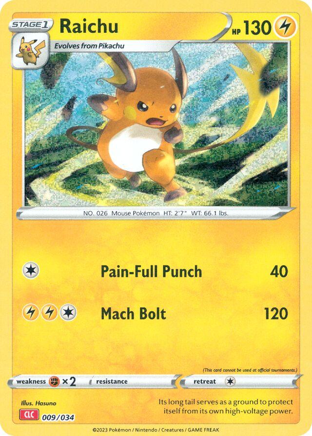 Pokemon: Raichu: #9: CGC 10