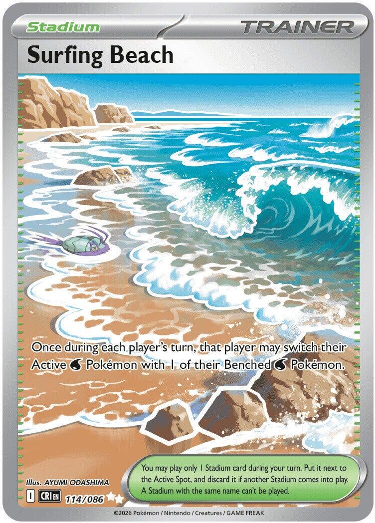 Pokemon: Surfing Beach: #114